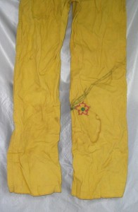 Rear of art nouveau pants