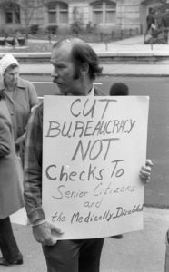 Richard Powers at 1971 demonstration